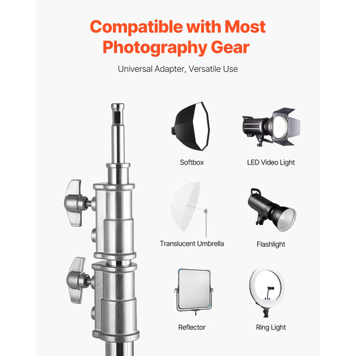 Βάση VEVOR C με μέγιστο ύψος βραχίονα 10,83 ft/330 cm Photography Light Stand