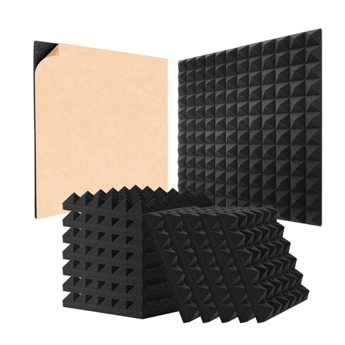 VEVOR Acoustic Foam Panels 48 Pack 12 x 12 x 2 σε κόλλα για οροφή τοίχου
