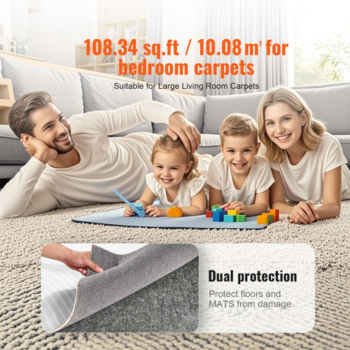 Αντιολισθητική λαβή για χαλιά VEVOR 9&#039; x 12&#039; Χαλάκι πάχους 0,24" για όλο το δάπεδο