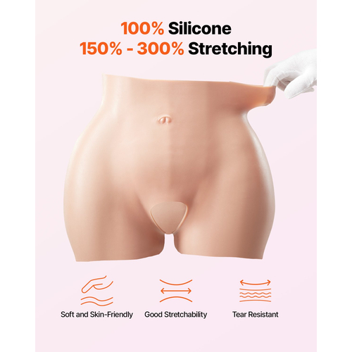 Εσώρουχα σχήματος VEVOR Silicone Butts Hip Enhancer Shapewear for Crossdresser Drag Queen