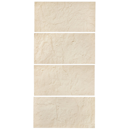 VEVOR 3D πάνελ τοίχου 4 Pack 48x24&#039;&#039; PU Stone-Look 32 τετραγωνικών μέτρων Κάλυψη Stone Yellow