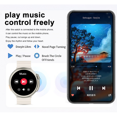 Smartwatch - Z78 UItra - 880266 - Grey