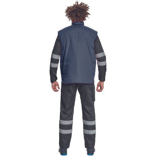 ΓΙΛΕΚΟ ΕΡΓΑΣΙΑΣ TRITON ΜΠΛΕ 4+2 ΤΣΕΠΕΣ 100%poly, 135g/m² Νο.L
