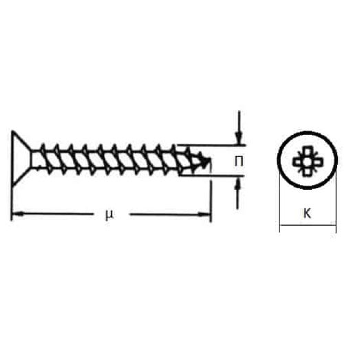 Νοβοπανόβιδες 3.5*18mm Γαλβανιζέ LIH-LIN κουτί: 1000τεμ. (τιμή/1000τεμ)