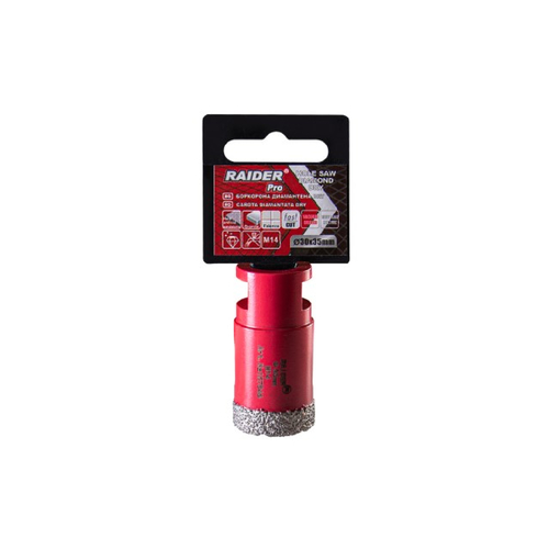 RAIDER Ποτηροτρύπανο διαμαντέ  M14 Φ30mm 157846