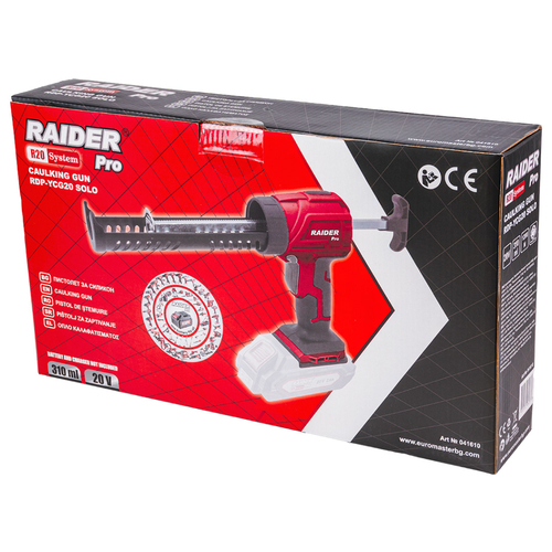 RAIDER R20 Solo Ηλεκτρικό πιστόλι σιλικόνης μπαταρίας 20V 1200N RDP-YCG20 041610