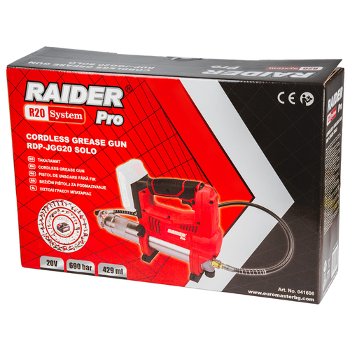 RAIDER R20 Solo Ηλεκτρικό πιστόλι γράσου μπαταρίας 20V RDP-JGG20 041606