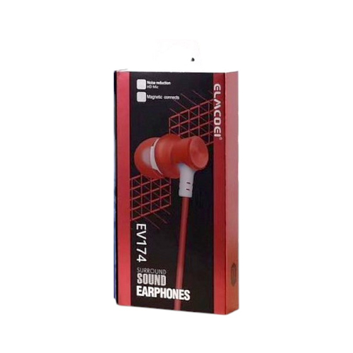 Ενσύρματα ακουστικά - EV-174 - 551212 - Red