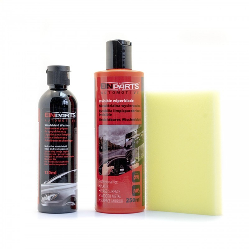 ΥΓΡΟ ΑΠΩΘΗΤΙΚΟ ΒΡΟΧΗΣ ΕΠΑΓΓΕΛΜΑΤΙΚΟ 250ML + ΣΥΜΠΥΚΝΩΜΕΝΟ ΚΑΘΑΡΙΣΤΙΚΟ ΠΑΡΜΠΡΙΖ INVISIBLE WIPER EINPARTS - 1 σετ.