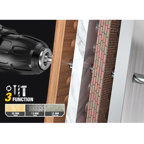 CAT Set Δράπανο κρουστικό Li-Ion 18V 1x2Ah DX155