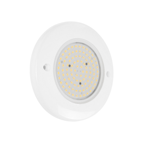 GLOBOSTAR® POOLARTY 61716 Υποβρύχιο Φωτιστικό για Σιντριβάνια/Πισίνες LED 8W 600lm 120° DC 12V Αδιάβροχο IP68 Θερμό Λευκό 2700K Dimmable - 1m VDE Rubber Καλώδιο - Φ13 x Υ2cm - 3 Χρόνια Εγγύηση