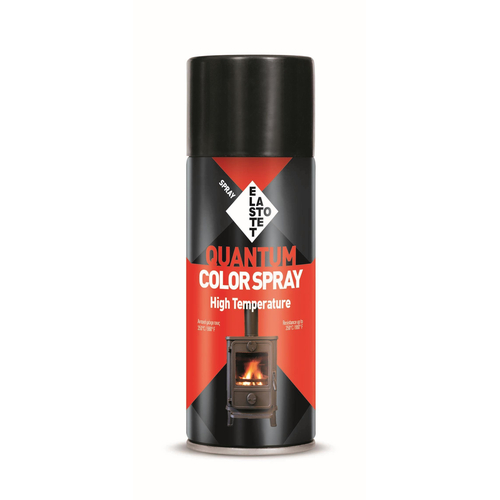 Σπρέι χρώματος υψηλών θερμοκρασιών 400ml 6τεμ. μαύρο ματ για εφαρμογές που απαιτούν αντοχή σε υψηλές θερμοκρασίες έως και 350°C. Είναι ιδιαίτερα κατάλληλο για την επικάλυψη μεταλλικών επιφανειών που θερμαίνονται, όπως εξατμίσεις, καμινάδες, μεταλλικά μέρη σε σόμπες, μπάρμπεκιου, κ.λπ. Έχει εξαιρετική πρόσφυση και καλυπτικότητα, μεγάλη αντοχή στις καιρικές συνθήκες και στο ξεθώριασμα. Εφαρμόζεται σε καθαρή, στεγνή, χωρίς λίπη και σκουριές επιφάνεια. Ανακινήστε καλά πριν από τη χρήση. Ψεκάστε από απόσταση 20-25 εκ. με ήπιες και σταθερές κινήσεις. Αφαιρέστε το χρώμα με ασετόν ή νιτροδιαλυτικό. / P.00298