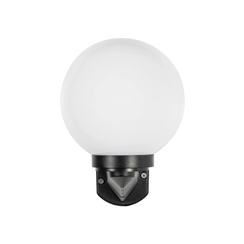 GLOBOSTAR® AGROS 61592 Φωτιστικό Τοίχου - Απλίκα Κήπου με Ντουί 1 x E27 AC 220-240V Αδιάβροχο IP65 - Λευκό & Μάυρο - Μ20 x Π20 x Υ30cm