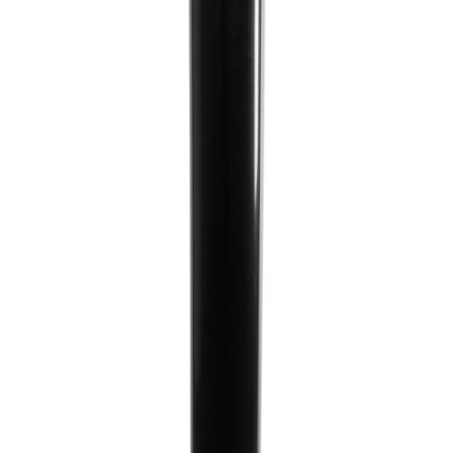 GLOBOSTAR® AGROS 61598 Φωτιστικό Κολωνάκι Κήπου με Ντουί 2 x E27 AC 220-240V Αδιάβροχο IP65 - Λευκό & Μάυρο - Μ75 x Π30 x Υ240cm