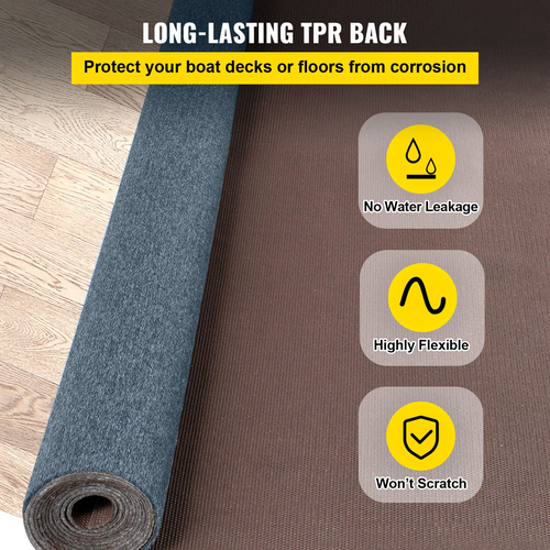 Boat Carpet Marine Carpet Roll 6x39,3&#039; Grey Cutpile Χαλί βεράντας εξωτερικού χώρου κατάστρωμα