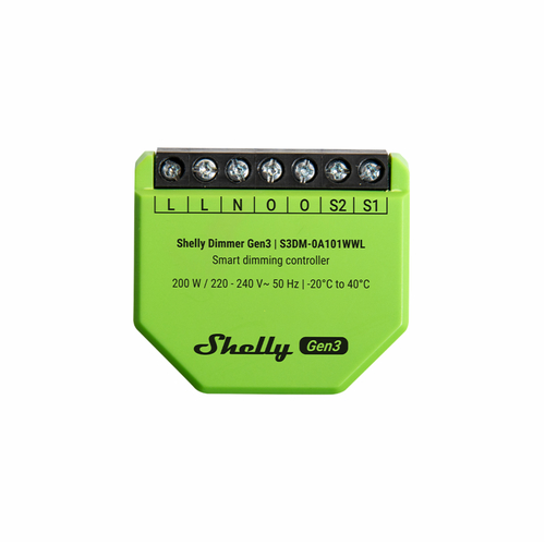 Shelly Dimmer Gen3 | Shelly Dimmer Gen3 - EAN 3800238070526
