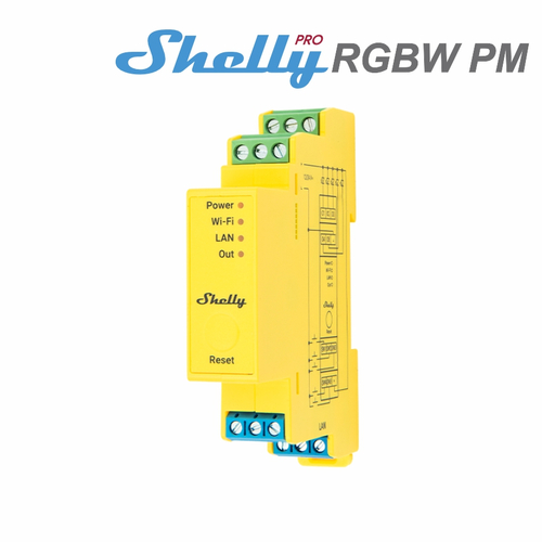 Shelly Pro RGBW PM | Shelly Pro RGBW PM - EAN 3800235268216