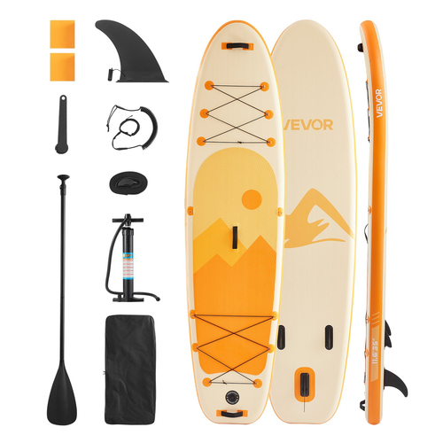 Φουσκωτή σανίδα surf VEVOR Stand Up, σανίδα surf 3,53μ με αξεσουάρ κουπιού