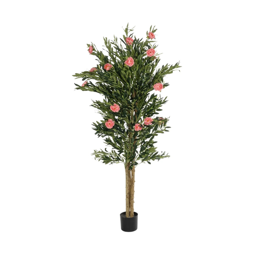 GloboStar® Artificial Garden PINK PEONY 21097 Τεχνητό Διακοσμητικό Δέντρο Παιώνια Μ80 x Π70 x Υ160cm