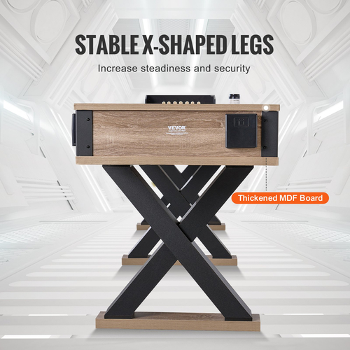 Τραπέζι Shuffleboard VEVOR 11,5 ποδιών, Σετ παιχνιδιών Shuffleboard και Bowling 2 σε 1