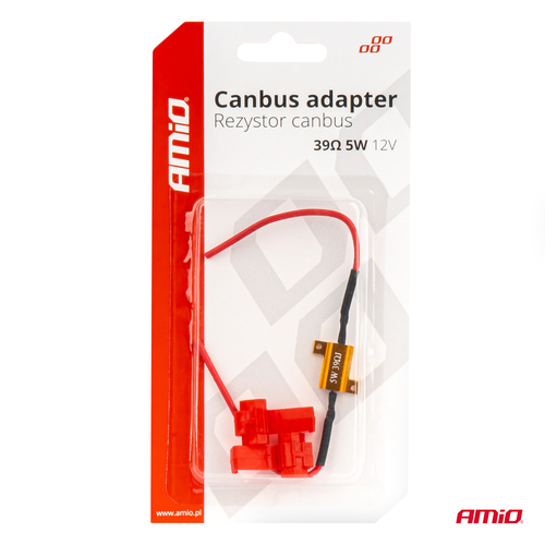 ΑΝΤΙΣΤΑΣΗ CAN-BUS 12V 5W 39Ω (CANCELLER) AMIO - 1 τεμ.