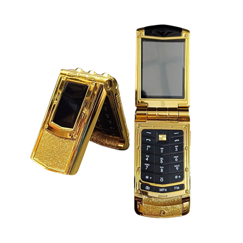 Κινητό τηλέφωνο - V77  - Dual Sim - 812150 - Gold/Diamond - Ελληνικό μενού