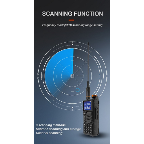 Φορητός πομποδέκτης UHF/VHF - UK5 PLUS - Baofeng - 250455