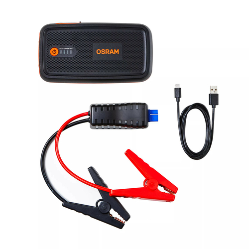 ΕΚΚΙΝΗΤΗΣ ΜΠΑΤΑΡΙΑΣ/POWER BANK/ΦΑΚΟΣ/2xUSB (6000cc ΒΕΝΖΙΝΗ/3000cc DIESEL) 12V 13000mAh 490g OSRAM - 1 ΤΕΜ
