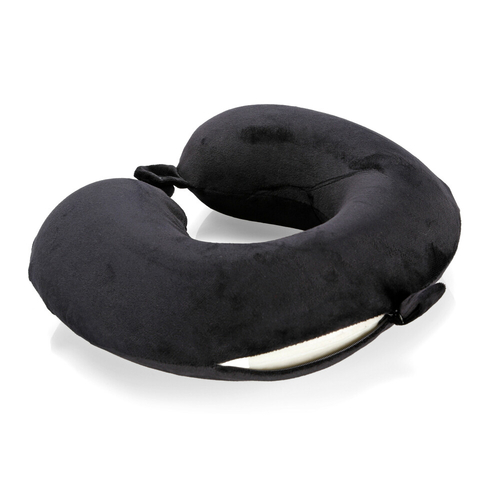 ΜΑΞΙΛΑΡΙ ΤΑΞΙΔΙΟΥ ΑΥΧΕΝΑ MEMORY FOAM ΜΑΥΡΟ MEMORY-WRAP LAMPA - 1 ΤΕΜ.