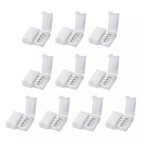 100152 Ταχυσύνδεσμος 2 Ταινιών LED RGB - Connector για Όλες τις LED Ταινίες DC-12-24V 10mm RGB