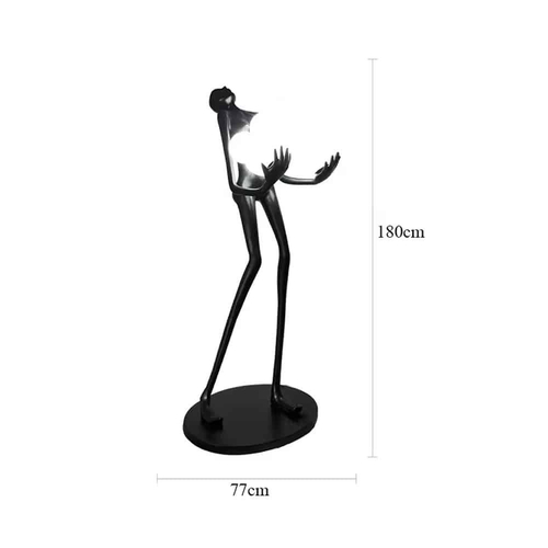 F9101 Ebon Sphere Art Decoration Series Minimal Φωτιστικό Δαπέδου