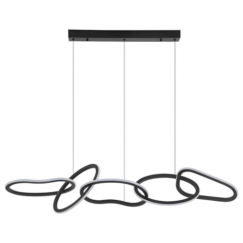 Rings Πολυέλαιος Οροφής LED Dimmable CCT 96W 7680Lm 122cm με Χειριστήριο