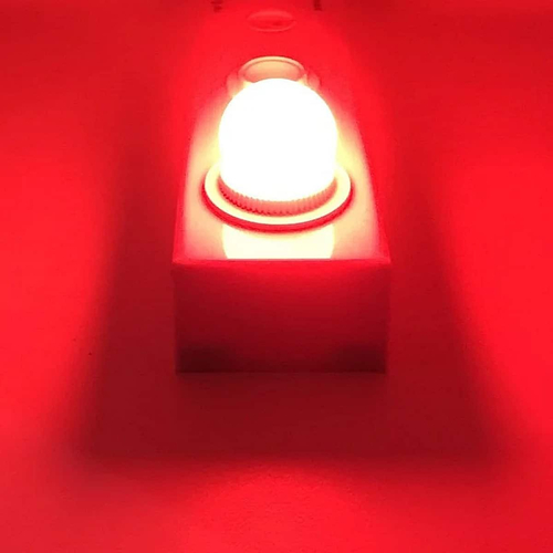 100091 Λάμπα LED E27 G45 Γλομπάκι 2W 80lm 260° AC 220-240V IP20 Φ4.5 x Υ6.9cm - 2 Χρόνια Εγγύηση Κόκκινο