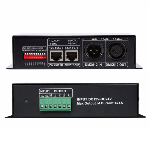 101176 LED RGB DMX512 Decoder 3 Καναλιών 12V 288W - 24V 576W