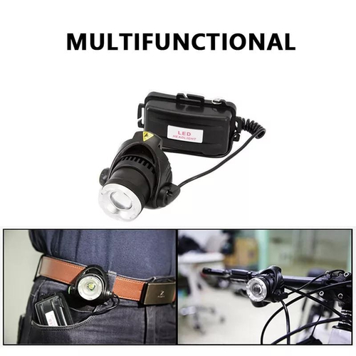 LED Super bright Φακός Κεφαλής Zoomable T6