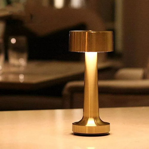 Trista LED Επιτραπέζιο Φωτιστικό Μπαταρίας 3W Καφέ