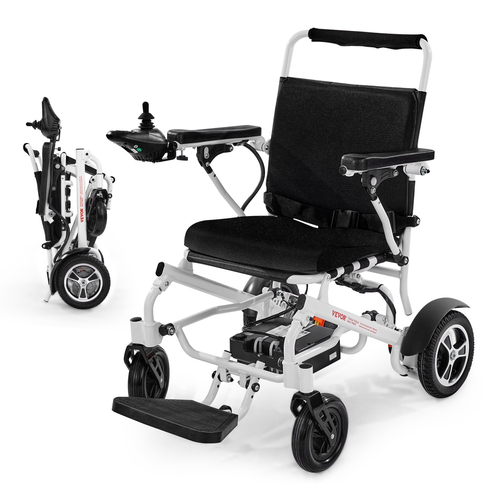 Electric Wheelchair 300lbs Capacity Foldable Lightweight 13 Mile | VEVOR US
