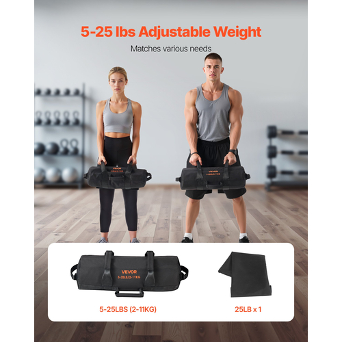 Τσάντα γυμναστικής VEVOR Workout Sandbag βαρέως τύπου για CrossFit και προπόνηση με βάρη