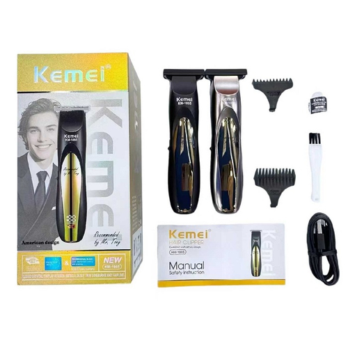 Κουρευτική μηχανή & trimmer - KM-1865 - Kemei - Silver