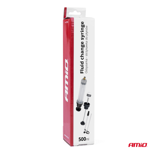 ΣΥΡΙΓΓΑ ΠΛΗΡΩΣΗΣ/ΑΛΛΑΓΗΣ ΥΓΡΩΝ (ΛΑΔΙΑ/ΠΑΡΑΦΛΟΥ/ΥΓΡΑ ΦΡΕΝΩΝ/ΚΑΥΣΙΜΟΥ) 500ml  AMIO - 1 Τεμ.