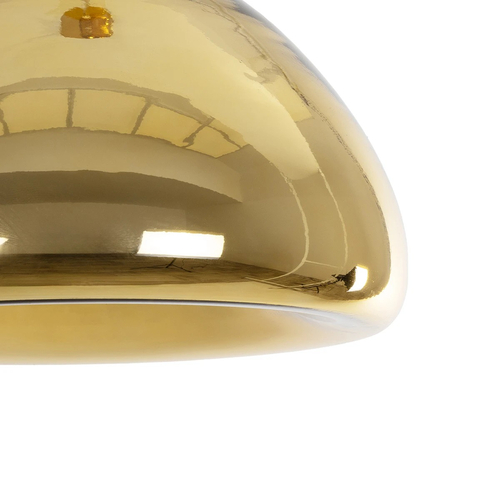 GLOBOSTAR® CRISTIN 999-0037 Μοντέρνο Κρεμαστό Φωτιστικό Οροφής με Ντουί 1 x G4 AC 220-240V IP20 - Χρυσό - Μ18 x Π18 x Υ13cm