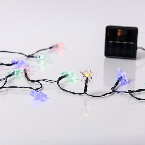 ΣΕΙΡΑ, 60 LED 5mm, ΑΣΤΕΡΙΑ ΠΛΑΣΤΙΚΑ, ΗΛΙΑΚΟ ΣΥΛΛΕΚΤΗ ΜΕ ΑΙΣΘΗΤΗΡΑ ΦΩΤΟΣ, 8 ΠΡΟΓΡΑΜΜΑΤΑ, ΠΡΑΣΙΝΟ PVC ΚΑΛΩΔΙΟ, ΠΟΛΥΧΡΩΜΟ LED, ΑΝΑ 10cm, ΠΡΟΕΚΤΑΣΗ ΠΑΡΟΧΗΣ 60cm, IP44
