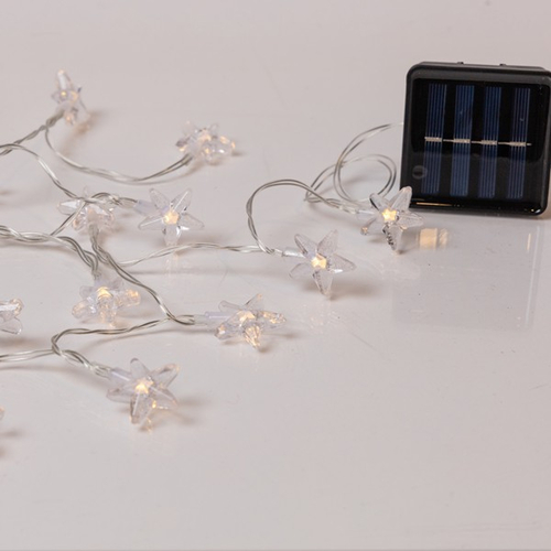 ΣΕΙΡΑ, 60 LED 5mm, ΑΣΤΕΡΙΑ ΠΛΑΣΤΙΚΑ, ΗΛΙΑΚΟ ΣΥΛΛΕΚΤΗ ΜΕ ΑΙΣΘΗΤΗΡΑ ΦΩΤΟΣ, 8 ΠΡΟΓΡΑΜΜΑΤΑ, ΔΙΑΦΑΝΟ PVC ΚΑΛΩΔΙΟ, ΘΕΡΜΟ ΛΕΥΚΟ LED, ΑΝΑ 10cm, ΠΡΟΕΚΤΑΣΗ ΠΑΡΟΧΗΣ 60cm, IP44