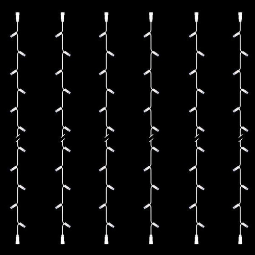 ΣΕΙΡΑ, DIY, 20 LED, ΛΕΥΚΟ ΚΑΛΩΔΙΟ ΚΑΟΥΤΣΟΥΚ, ΜΕ ΕΠΕΚΤΑΣΗ, 2 ΚΟΝΕΚΤΟΡΕΣ, ΛΕΥΚΟ LED, ΣΕΤ 6ΤΜΧ, ΑΝΑ 10cm, ΙΡ65