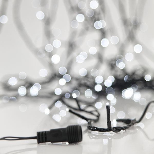 ΣΕΙΡΑ, 180 LED 3mm, 2 ΕΠΕΚΤΑΣΕΙΣ ΕΩΣ 6 ΣΕΤ, ΠΡΑΣΙΝΟ PVC ΚΑΛΩΔΙΟ, ΛΕΥΚΟ LED, ANA 7,5cm, (ΧΩΡΙΣ ΜΕΤΑΣΧΗΜΑΤΙΣΤΗ, XΩΡΙΣ ΠΡΟΕΚΤΑΣΗ ΠΑΡΟΧΗΣ), ΙΡ44