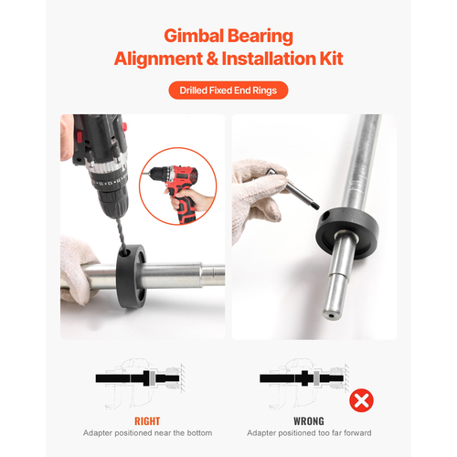 VEVOR Εργαλείο ευθυγράμμισης Gimbal Bearing Puller Installer for Mercruisers OMC Volvo