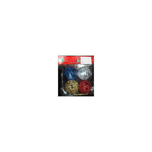 Σετ Χριστουγεννιάτικα στολίδια - 5cm - 4pcs - 230669