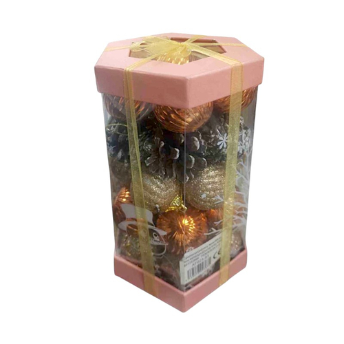 Σετ Χριστουγεννιάτικες μπάλες - 35pcs - 023835