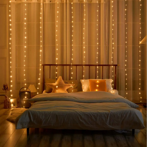 Χριστουγεννιάτικα φώτα LED - Κουρτίνα - 10/240LED - 272333 - Warm White