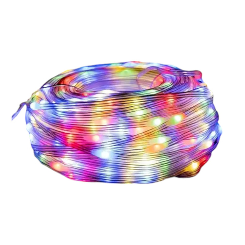 Χριστουγεννιάτικα φώτα LED με επένδυση - 30m/300LED - RGB - 272346